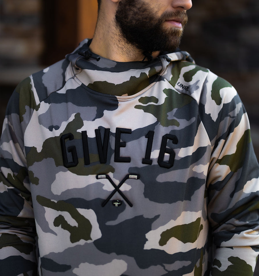 UNRL x Give16 Crossover Hoodie II [Camo]